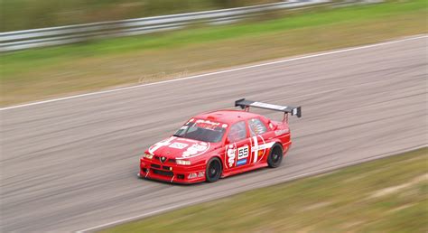 Alfa Romeo 155 ZE On The Race Course Alfa 155