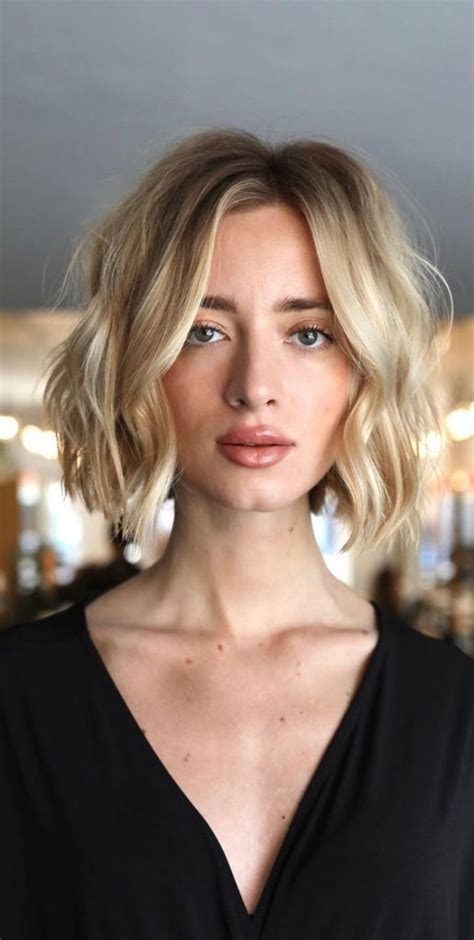 50 New Haircut Ideas For Women To Try In 2023 Textured Bob Dimesional Blonde