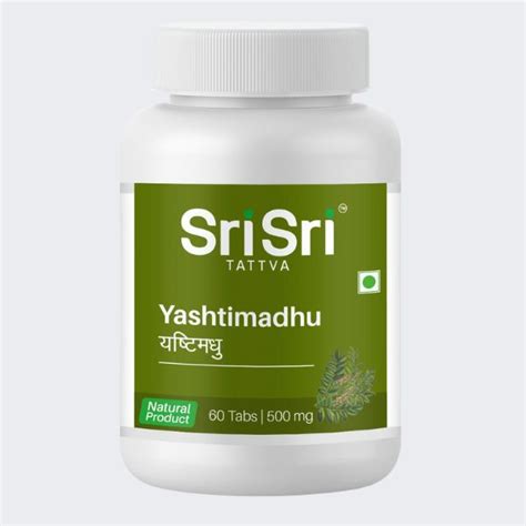 Yashtimadhu Tab Tabs Sri Sri Tattva Ayurcentral Online