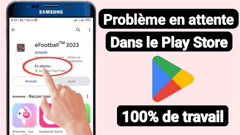 Comment résoudre un problème en attente dans le Play Store YouTube