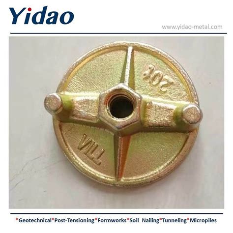 Formwork Accessories Casted Tie Nut Wing Nut For Steel Tie Rod