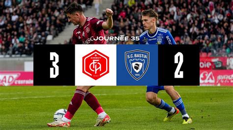 J35 Ligue 2 BKT Le résumé vidéo de FC Annecy SC Bastia YouTube