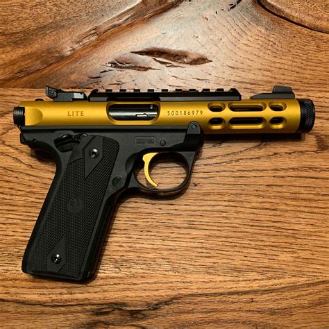 Ruger Mark Iv Lite Gold Anodized Armurerie Wyn S Rl Suisse