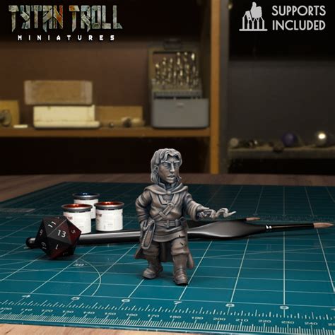 3D Printable DnD Heroes Mages Male Bundle Pre Supported By TytanTroll