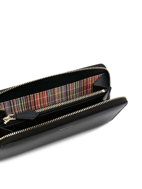 Paul Smith Leather Zip Around Wallet Paul Smith