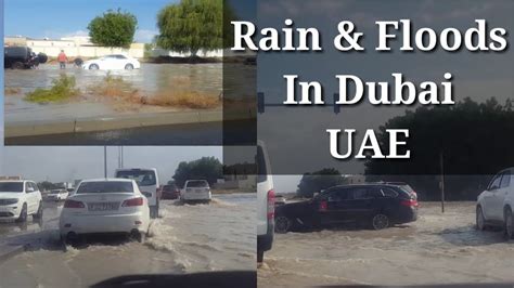 2020s Heavy Rain In Dubai Uae Floods In Dubai United Arab Emirates