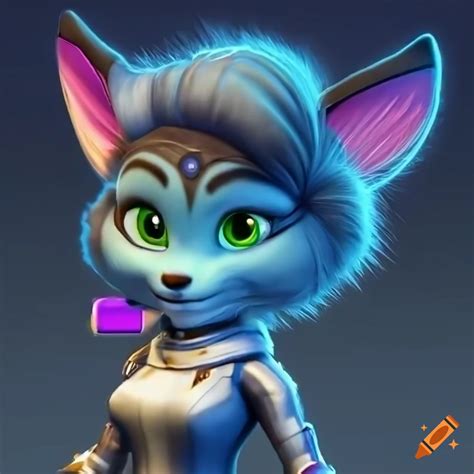 Rivet The Female Lombax Gorgeous Cute Realistic Fur Lighting High