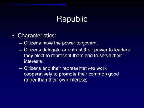 Ppt Lesson 3 What Is Republican Government Powerpoint