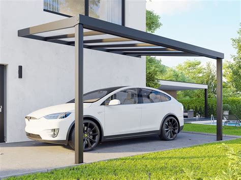 Carport Aluminium Adossable NEOLIS Garantie 10 Ans