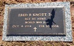 Fred Burton Knott 1914 2008 Homenaje De Find A Grave