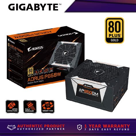 Gigabyte Aorus Gp Ap Gm W Gold Fully Modular Certified Power