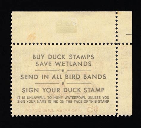 Excellent Genuine Scott Rw40 Vf Xf Mint OG NH Duck Stamp PNS Plate