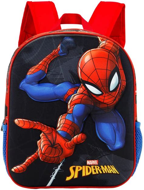 Mochila Pré Escolar 31cm Spiderman Teia 3D Loja da Criança