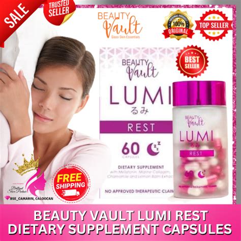 Bse Camarin Caloocan Original Beauty Vault Lumi Rest 60 Capsules