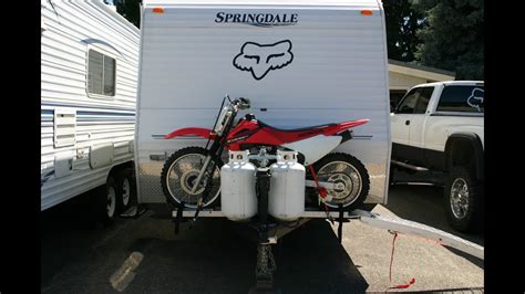 Rv Trailer Tongue Motorbike Carrier Youtube