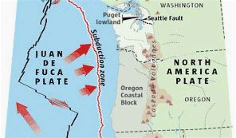 Oregon Earthquake Fault Lines Map oregon Fault Line Map Secretmuseum ...