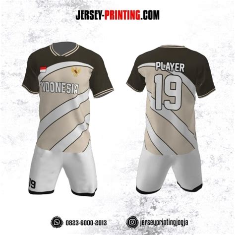 Desain Jersey Futsal Warna Coklat Jersey Printing Bikin Jersey