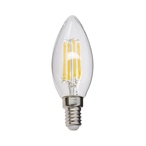 Ampoule Filament Led Flamme Culot E W Cons W Eq Lumi Re