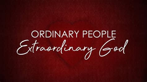 Ordinary People Extraordinary God The Story Of The Chosen Youtube