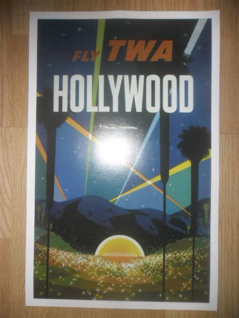 Hollywood Retro Travel Poster 27498189