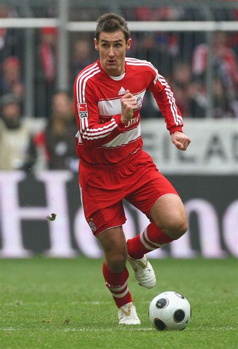 Munich Germany March Miroslav Klose Of Munich Runs With The Ball