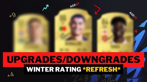 FIFA 23 BIGGEST WINTER RATING UPGRADES DOWNGRADES FT Ronaldo