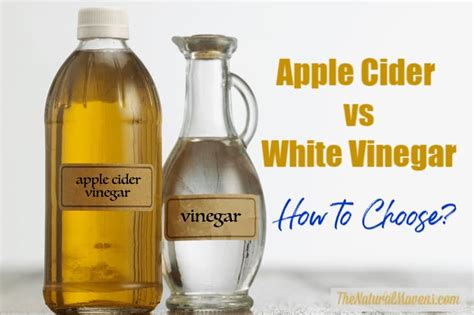 Difference Between Apple Cider Vinegar And White Vinegar For Cleaning