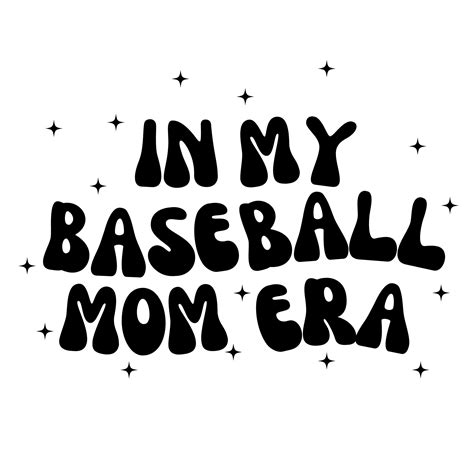 In My Baseball Mom Era Svg Digital Download Etsy