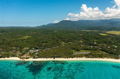 Premium Photo | Aerial view of tropical beach philippines