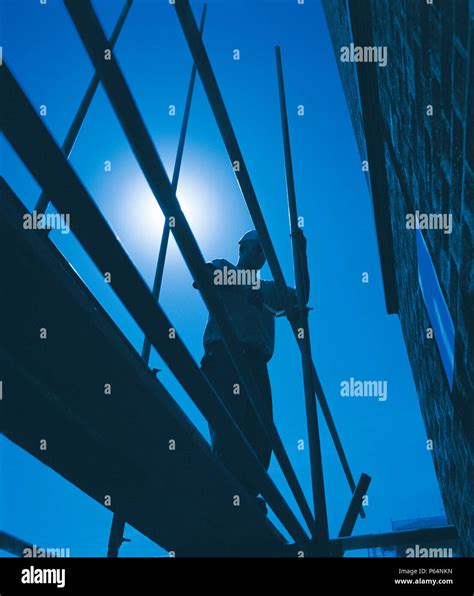 scaffolder  spanner stock photo alamy