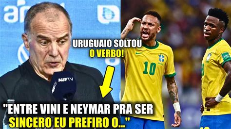 Eita Olha O Que O Treinador Do Uruguai Falou Do Vini Jr E Do Brasil