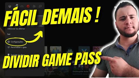 COMO DIVIDIR GAME PASS NO XBOX SERIES S X COMO COMPARTILHAR CONTA NO