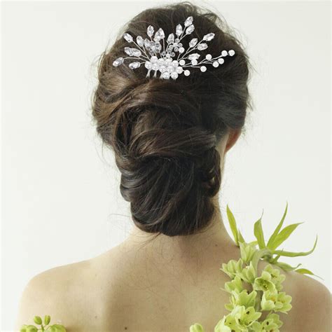 Braut Haarkamm Hochzeit Haarschmuck Perle Lk Ebay