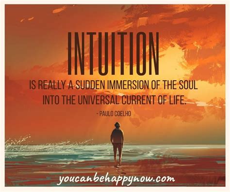 Intuition Is Really A Sudden Immersion Of The Soul Into The Universal