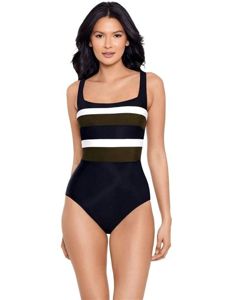 Miraclesuit Swim Spectra Trinity Underwired One Piece Shaping Swimsuit