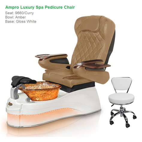 Ampro Luxury Spa Pedicure Chair With Magnetic Jet Shiatsu Massage