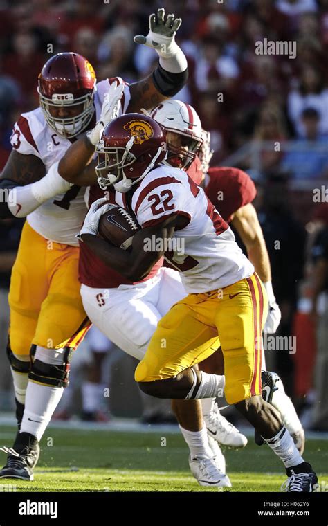 Palo Alto California Usa 17th Sep 2016 Usc Running Back Justin