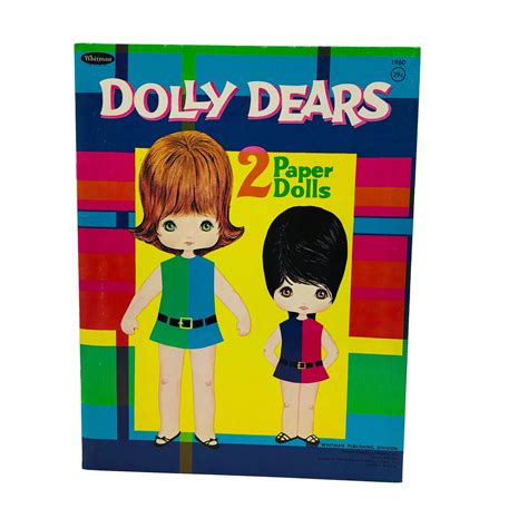 Vintage Dolly Dears Paper Dolls Uncut Booklet Long Beach Antique Mall