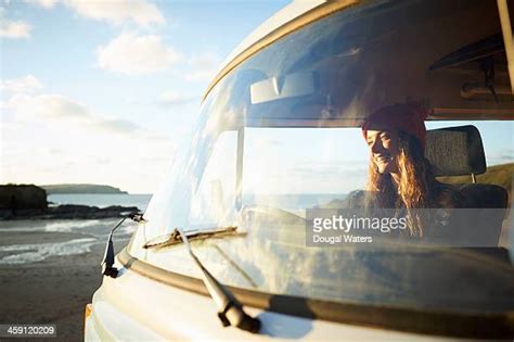 Woman Driving Camper Van ストックフォトと画像 Getty Images