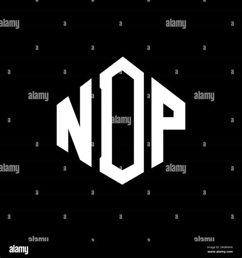 NDP letter logo design with polygon shape. NDP polygon and cube shape logo design. NDP hexagon ...