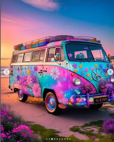 Happy Hippie Hippie Life Hippie Art Hippie Style Volkswagen Vans