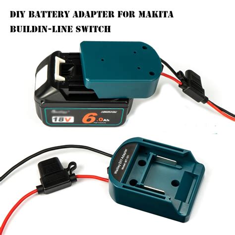 Battery Adapter Converter For Makita 14V 18V Battery To DIY Dock Power