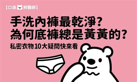 手洗內褲最乾淨？為何底褲總是黃黃的？ 私密衣物10大疑問快來看 康健雜誌 Line Today