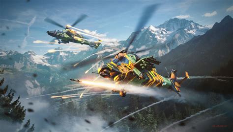 Download Attack Helicopter Helicopter Video Game War Thunder Hd