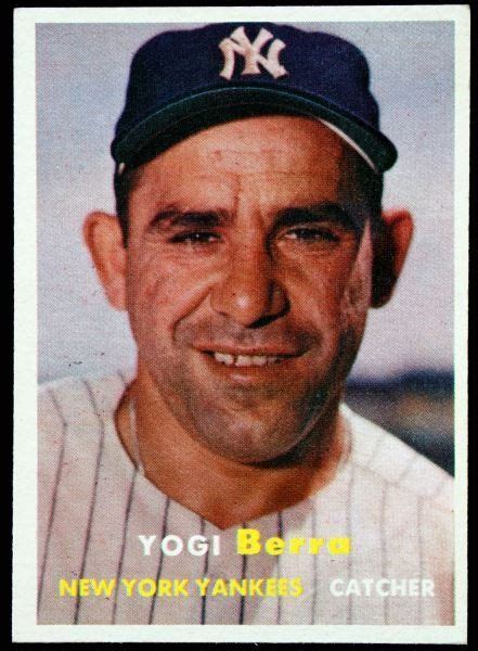 Yogi Berra Topps 2 1957 Baseball Card Near Mint Dec 14 2014