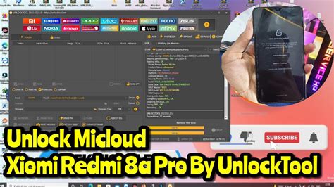 Unlock Micloud Xiomi Redmi A A Pro Via Unlocktool Youtube