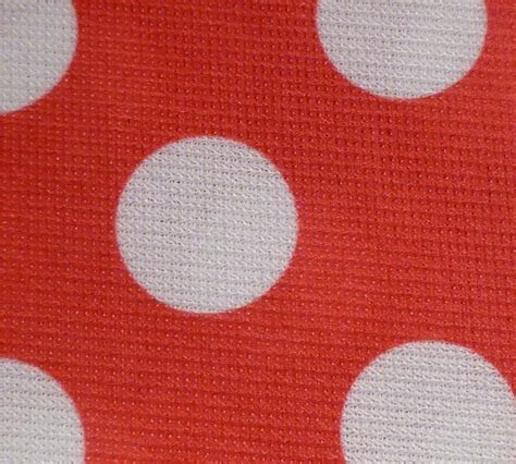 Pink and White Polka Dot Vintage Fabric Polyester - Etsy