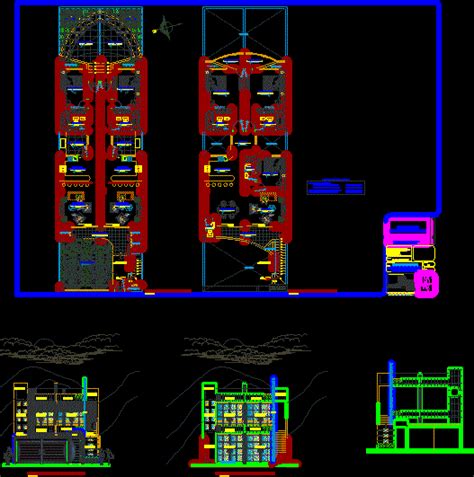 Planos De Anteproyecto De Una Vivienda De Verano En Dwg Autocad Hot Sex Picture