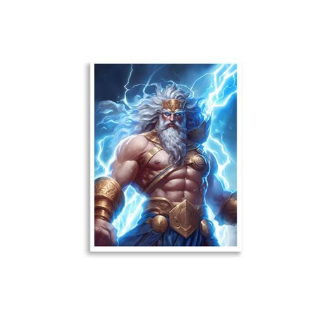 ZEUS Art | Greek Mythology Art | Mind Maestro AI