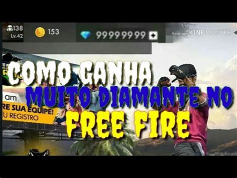 Como ganhar muito diamante no free fere de maneira fácil YouTube